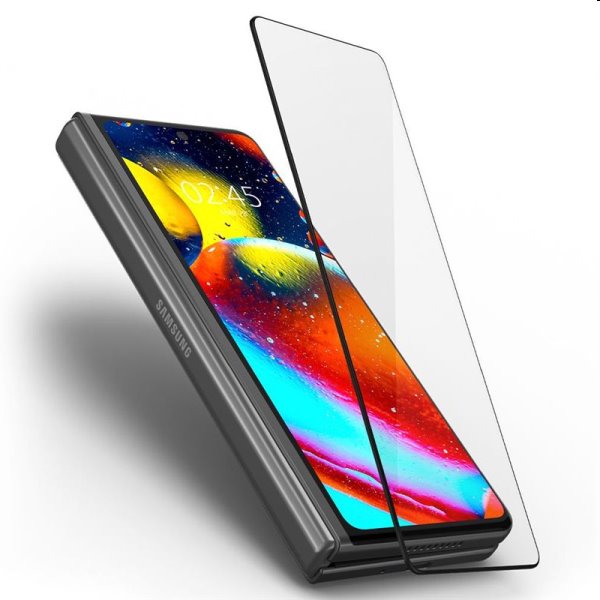 Ochranné sklo Spigen pre Samsung Galaxy Z Fold3, čierna AGL03732