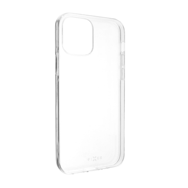 Ultratenký gélový zadný kryt FIXED TPU Skin pre Apple iPhone 12/12 Pro, 0,6 mm, číra FIXTCS-558