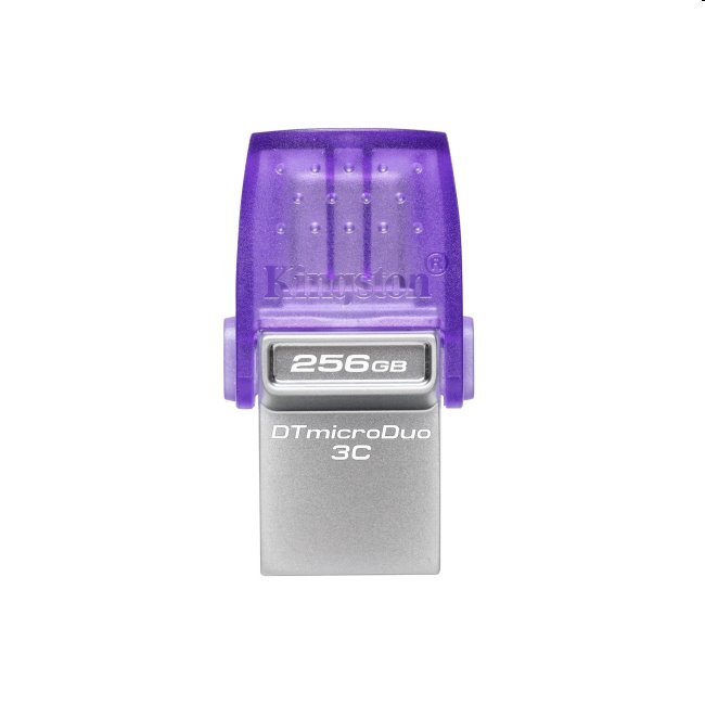 USB kľúč Kingston DataTraveler MicroDuo 3C, 256 GB, USB 3.2 (gen 1) s USB-C konektorom DTDUO3CG3/256GB
