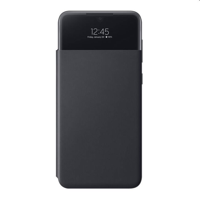 Knižkové puzdro S View pre Samsung Galaxy A33 5G, čierna EF-EA336PBEGEE