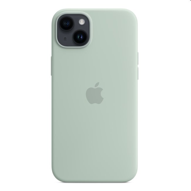 Silikónový zadný kryt pre Apple iPhone 14 Plus s MagSafe, dužnatkovo modrá MPTC3ZM/A