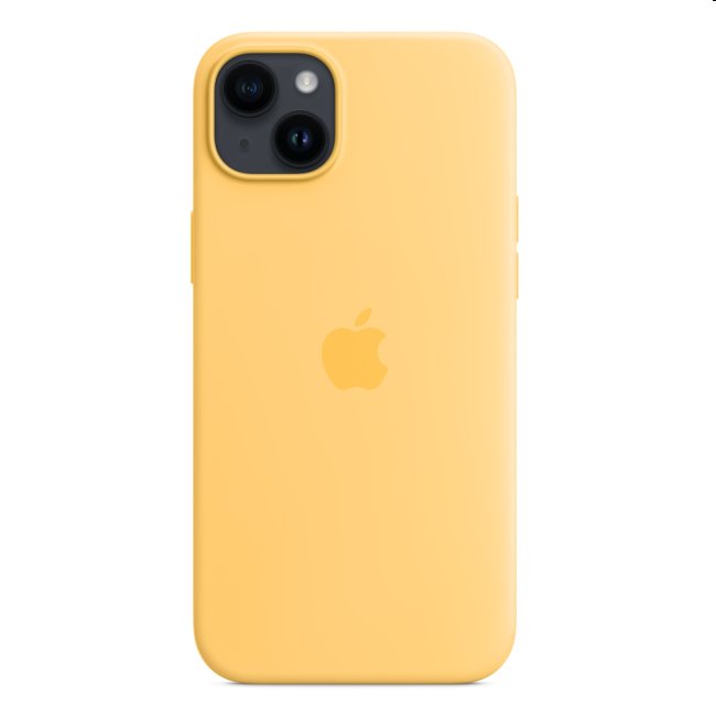 Silikónový zadný kryt pre Apple iPhone 14 Plus s MagSafe, slnečne žltá MPTD3ZM/A