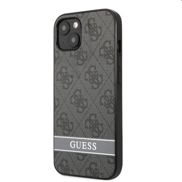 Guess PU 4G Stripe pre Apple iPhone 13 mini, šedé 57983108190