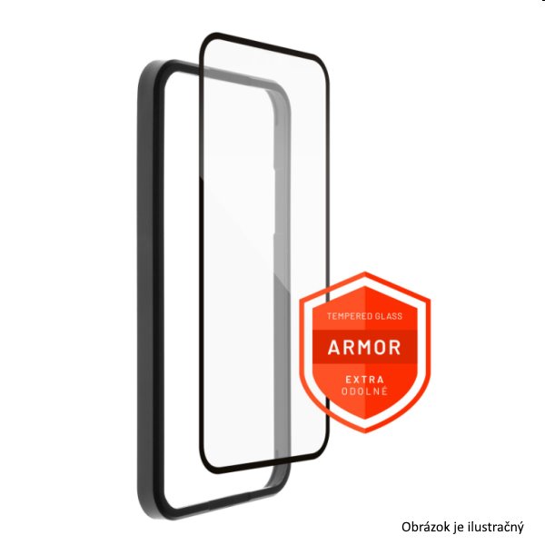 FIXED Armor prémiové ochranné tvrdené sklo pre Apple iPhone 14 Pro, čierna FIXGA-930-BK