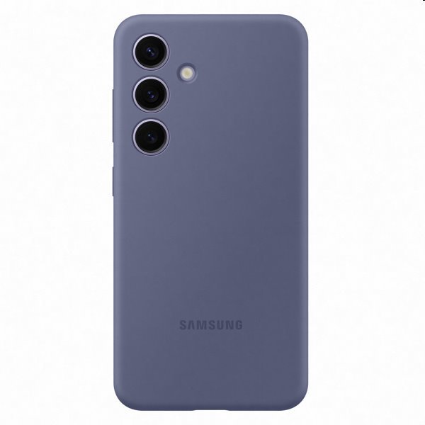 Zadný kryt Silicone Cover pre Samsung Galaxy S24, fialová EF-PS921TVEGWW