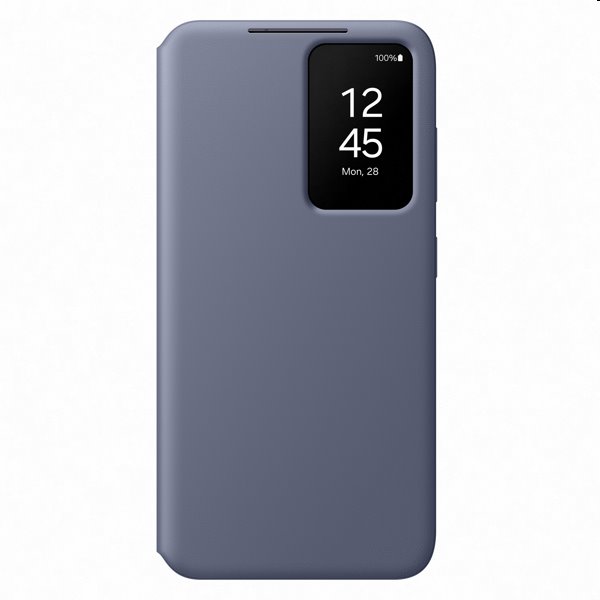 Knižkové puzdro Smart View Wallet pre Samsung Galaxy S24, fialová EF-ZS921CVEGWW
