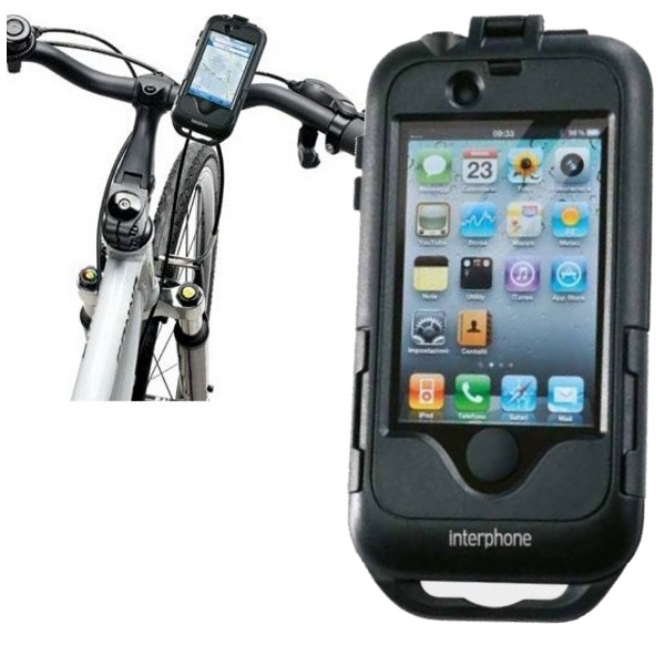 Držiak na bicykel CellularLine Interphone - vodeodolný pre iPhone 4 a 4S
