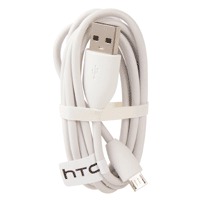 HTC DC-M400/410 - dátový kábel s MicroUSB | White