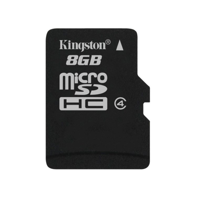 Kingston Micro SDHC 8GB, Class 4 (SDC4/8GBSP)
