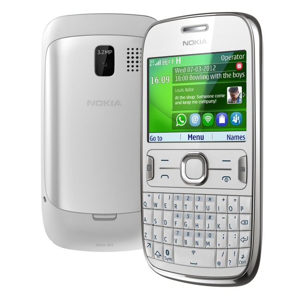 Nokia Asha 302, White - SK distribúcia