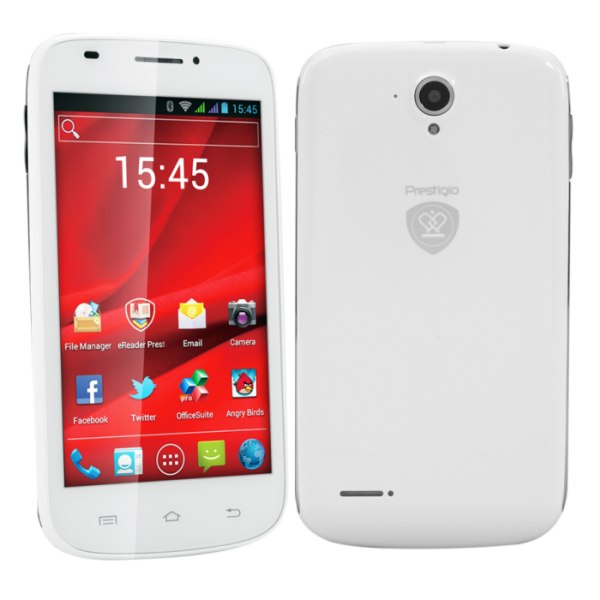 Prestigio Multiphone 5000DUO, Android OS, Dual-Sim, White + Zadarmo kvalitné puzdro