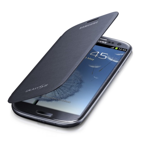 Puzdro Flip Samsung EFC-1G6FBE pre Samsung Galaxy S3 - i9300 a S3 Neo - i9301, Pebble Blue