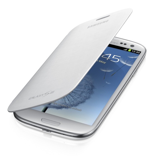 Puzdro Flip Samsung EFC-1G6FWE pre Samsung Galaxy S3 - i9300, Samsung Galaxy S3 Neo - i9301, Marble White