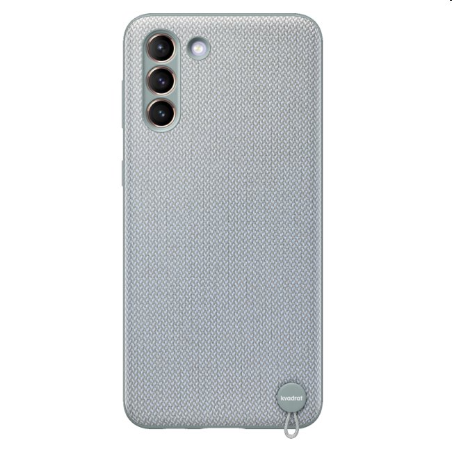 Zadný kryt Kvadrat Cover pre Samsung Galaxy S21 Plus, zeleno-šedá EF-XG996FJEGWW