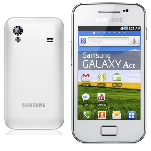 Samsung Galaxy Ace - S5830i, White + Pamäťová karta 2GB