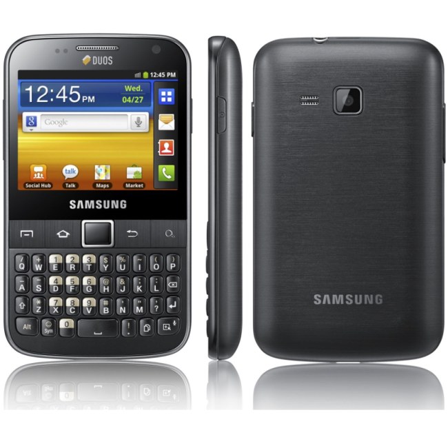 Samsung Galaxy Y Pro Duos - B5512, Metallic Black