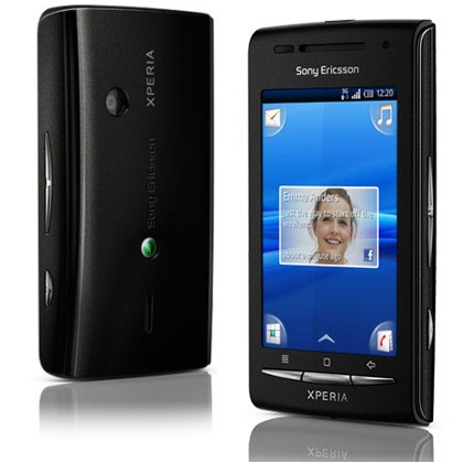 Sony Ericsson Xperia X8, Čierna + Pamäťová karta 2GB