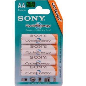 Sony NH-AA-B4K, NiMH AA, Cycle BLUE, nabíjateľné batérie