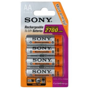 Sony NiMH dobíjecí baterie NH-AA-B4F 2700 mAh