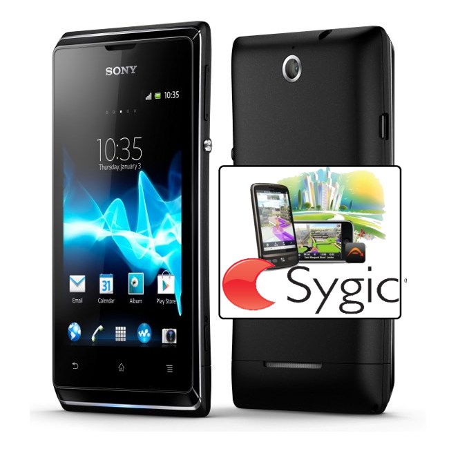 Sony Xperia E - C1505, Android OS, Black - SK distribúcia + Sygic GPS navigácia na doživotie
