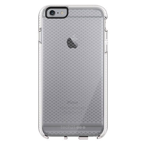 Tech21 Evo Check Case iPhone 6/6s Plus, clear/white T21-5317
