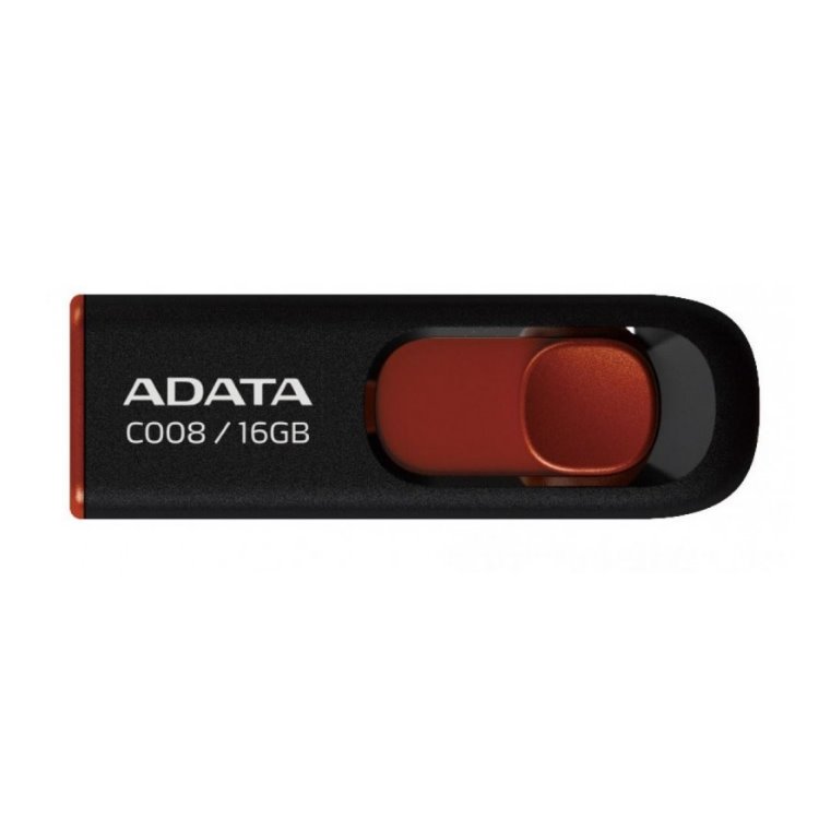 USB kľúč A-Data C008, 16 GB, USB 2.0, čierny
