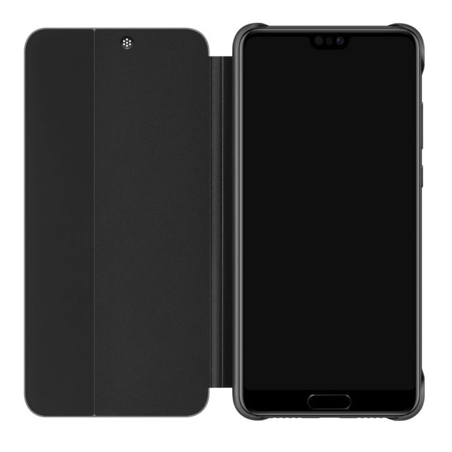 Puzdro originálne Smart View pre Huawei P20, čierna