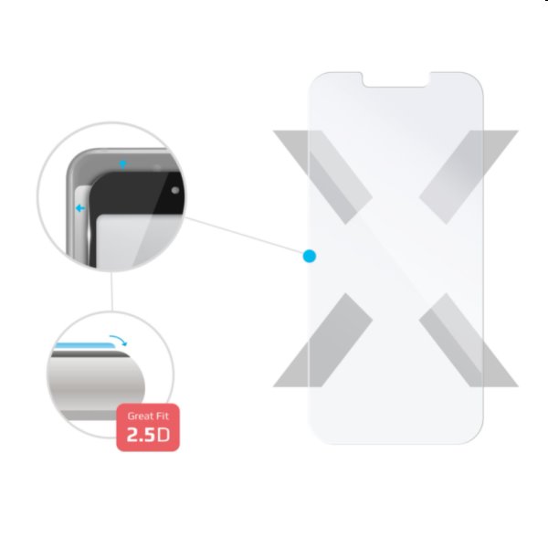 FIXED ochranné tvrdené sklo pre Apple iPhone 13, 13 Pro