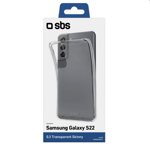 Zadný kryt SBS Skinny pre Samsung Galaxy S22, transparent