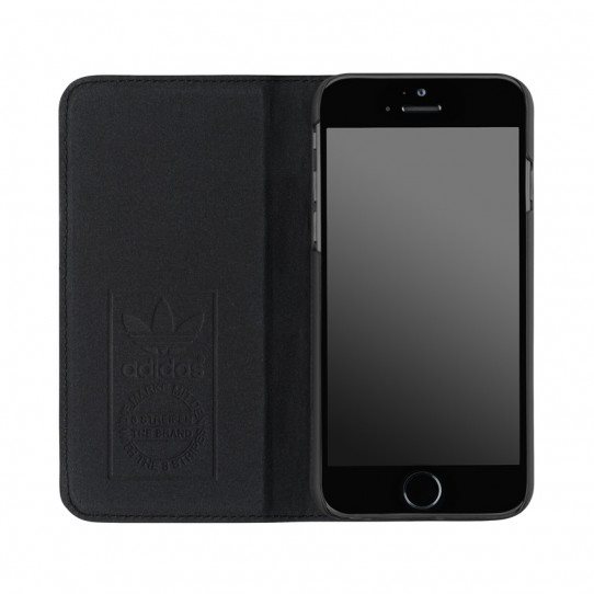 Puzdro Adidas Originals - Booklet pre Apple iPhone 6 Plus a Apple iPhone 6S Plus, Black