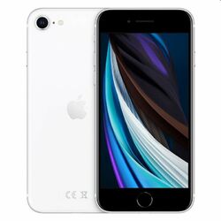 Apple iPhone SE (2020) 64GB, biela, Trieda A - použité, záruka 12 mesiacov