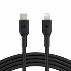 Dátový kábel Belkin USB-C na Lightning 1.2m, čierny