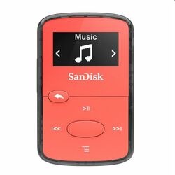 Prehrávač SanDisk MP3 Clip Jam 8 GB MP3, červený