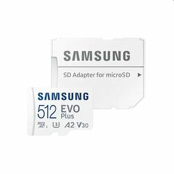 Samsung EVO Plus Micro SDXC 512 GB (2021) , SD adaptér