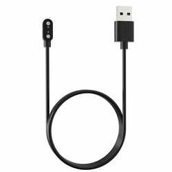 Tactical USB nabíjací kábel pre Haylou LS09B GTS, čierny