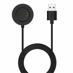 Tactical USB nabíjací kábel pre Realme Watch 2 a Watch 2 Pro, čierny