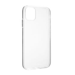 Ultratenký gélový zadný kryt FIXED TPU Skin pre Apple iPhone 11, 0,6 mm, číra