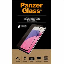 Ochranné temperované sklo PanzerGlass Case Friendly pre Samsung Galaxy A33 5G, čierna
