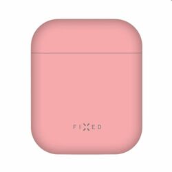 FIXED Silky Silikónové puzdro pre Apple AirPods 1/2, ružové