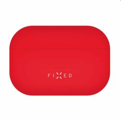 FIXED Silky Silikónové puzdro pre Apple AirPods Pro, červené