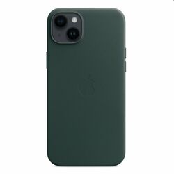 Kožený zadný kryt pre Apple iPhone 14 Plus s MagSafe, píniovo zelená