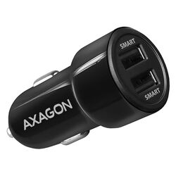 Autonabíjačka AXAGON PWC-5V5 Smart 5 V 2,4 A + 2,4 A, 24 W, čierna