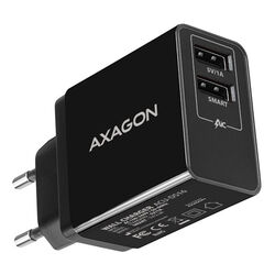AXAGON ACU-DS16 sieťový adaptér, 2x 5 V-2,2 A + 1 A, 16 W, čierny