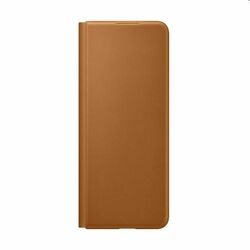 Zadný kryt Leather Flip Cover pre Samsung Z Fold3, hnedá - OPENBOX (Rozbalený tovar s plnou zárukou)