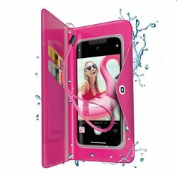 Univerzálne puzdro SBS Splash-resistant pre smartfóny do 6,8'', ružová - OPENBOX (Rozbalený tovar s plnou zárukou)