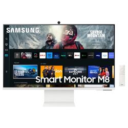 Samsung Smart M80C 32" 4K UHD monitor, biely