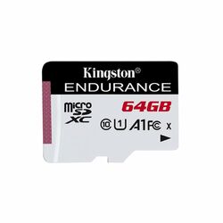 Kingston High Endurance Micro SDXC 64 GB, UHS-I U1, Class 10 - rýchlosť 95 MB/s