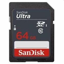 SanDisk Ultra Secure Digital SDXC UHS-I 64 GB | Class 10, rýchlosť 100MB/s (SDSDUNR-064G-GN3IN)