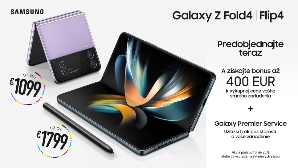 Samsung Galaxy Z Fold4 a Z Flip4 