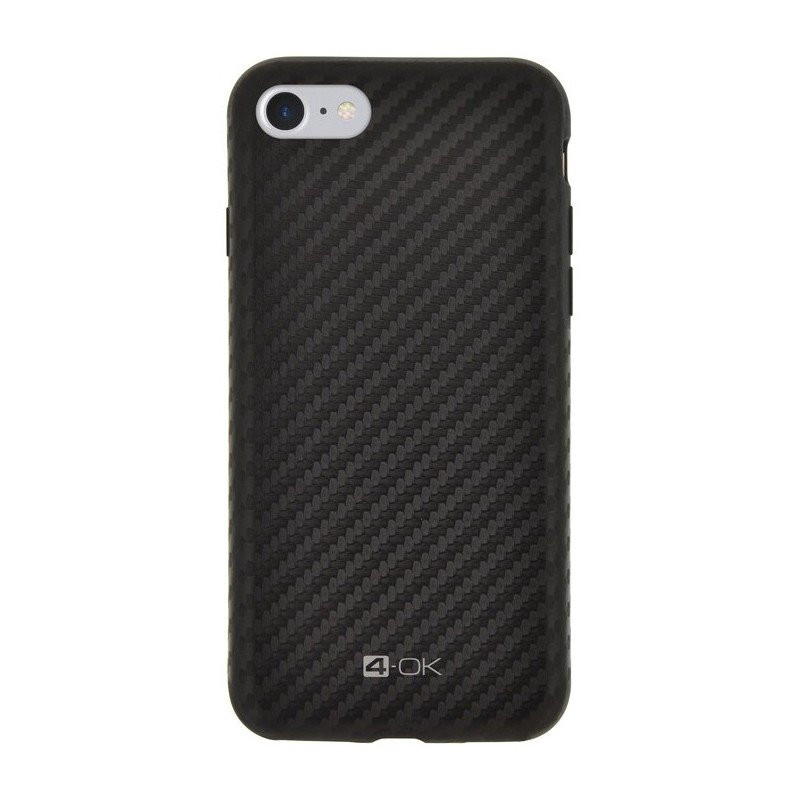 4-OK PURE MATERIAL CASE FOR IPHONE 7 CARBON BLACK